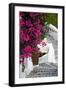 Santorini-mikdam-Framed Premium Photographic Print