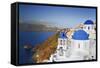 Santorini.-rudi1976-Framed Stretched Canvas