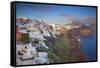 Santorini.-rudi1976-Framed Stretched Canvas