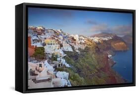 Santorini.-rudi1976-Framed Stretched Canvas