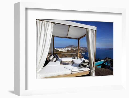 Santorini-mikdam-Framed Photographic Print