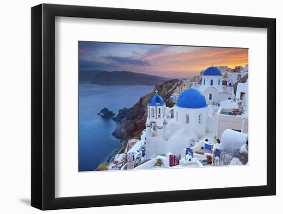 Santorini.-rudi1976-Framed Photographic Print