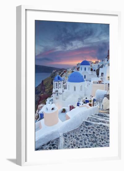 Santorini.-rudi1976-Framed Photographic Print