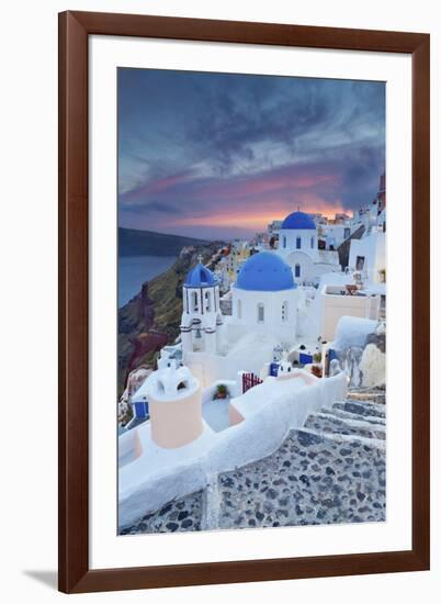 Santorini.-rudi1976-Framed Photographic Print