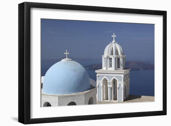 Santorini-Chris Bliss-Framed Photographic Print