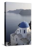 Santorini-Chris Bliss-Stretched Canvas