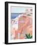 Santorini-Petra Lizde-Framed Giclee Print