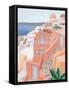 Santorini-Petra Lizde-Framed Stretched Canvas