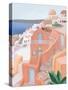 Santorini-Petra Lizde-Stretched Canvas