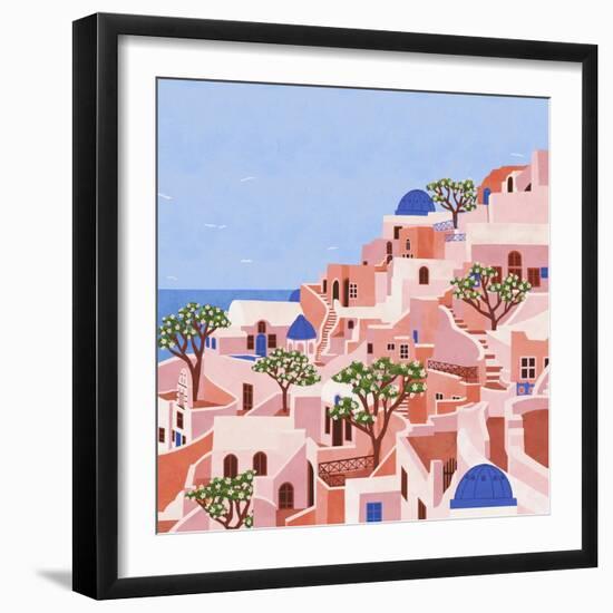 Santorini-Ceyda Alasar-Framed Photographic Print