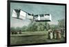 Santos-Dumont Biplane-null-Framed Art Print