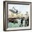 Santos-Dumont Making the First Powered Plane Flight in Europe, Paris, 1906-null-Framed Giclee Print