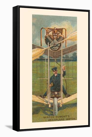 Santos-Dumont's Aeroplane Motor-null-Framed Stretched Canvas