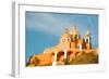 Santuario Cholula Puebla Mexico-null-Framed Art Print