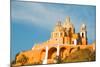 Santuario Cholula Puebla Mexico-null-Mounted Art Print