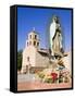 Santuario De Guadalupe Church, Santa Fe, New Mexico, United States of America, North America-Richard Cummins-Framed Stretched Canvas