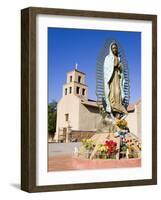 Santuario De Guadalupe Church, Santa Fe, New Mexico, United States of America, North America-Richard Cummins-Framed Photographic Print