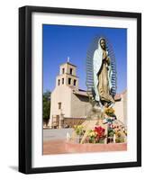 Santuario De Guadalupe Church, Santa Fe, New Mexico, United States of America, North America-Richard Cummins-Framed Photographic Print