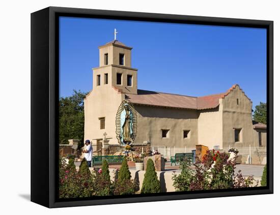 Santuario De Guadalupe Church, Santa Fe, New Mexico, United States of America, North America-Richard Cummins-Framed Stretched Canvas