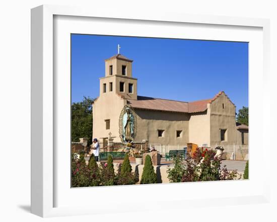 Santuario De Guadalupe Church, Santa Fe, New Mexico, United States of America, North America-Richard Cummins-Framed Photographic Print