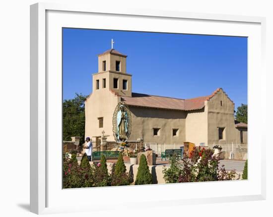 Santuario De Guadalupe Church, Santa Fe, New Mexico, United States of America, North America-Richard Cummins-Framed Photographic Print