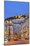 Sao Jorge Castle and Praca Da Figueira at the Historic Centre of Lisbon. Portugal-Mauricio Abreu-Mounted Photographic Print