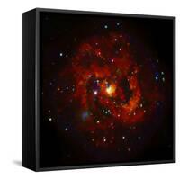 SAO: M83 Spiral Galaxy-null-Framed Stretched Canvas