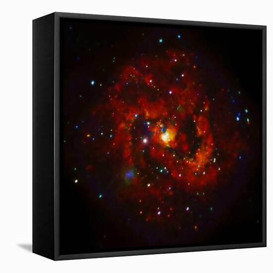 SAO: M83 Spiral Galaxy-null-Framed Stretched Canvas