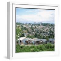 Sao Paolo Shanty Town, Brazil, South America-David Lomax-Framed Photographic Print