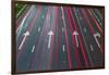 Sao Paulo Highway at Night, Brazil.-Jon Hicks-Framed Photographic Print