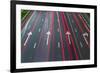 Sao Paulo Highway at Night, Brazil.-Jon Hicks-Framed Photographic Print