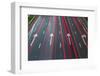 Sao Paulo Highway at Night, Brazil.-Jon Hicks-Framed Photographic Print