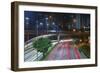 Sao Paulo Highway at Night, Brazil.-Jon Hicks-Framed Photographic Print