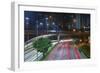 Sao Paulo Highway at Night, Brazil.-Jon Hicks-Framed Photographic Print