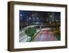 Sao Paulo Highway at Night, Brazil.-Jon Hicks-Framed Photographic Print