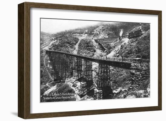 São Paulo Railway, Brazil, Early 20th Century-null-Framed Premium Giclee Print