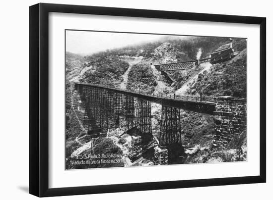 São Paulo Railway, Brazil, Early 20th Century-null-Framed Premium Giclee Print