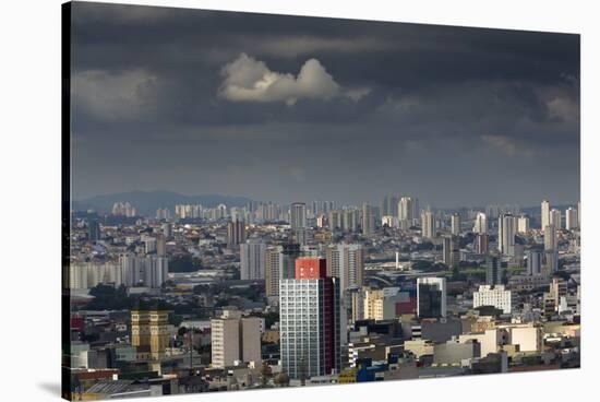 Sao Paulo Skyline, Brazil.-Jon Hicks-Stretched Canvas