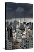 Sao Paulo Skyline, Brazil.-Jon Hicks-Stretched Canvas