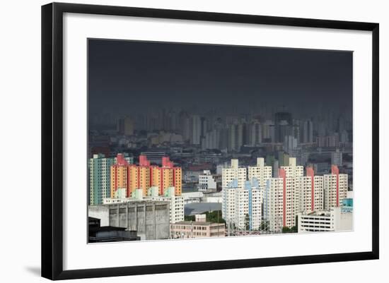 Sao Paulo Skyline, Brazil.-Jon Hicks-Framed Photographic Print