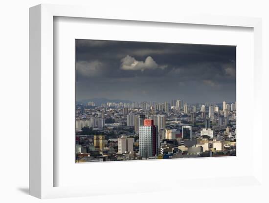 Sao Paulo Skyline, Brazil.-Jon Hicks-Framed Photographic Print