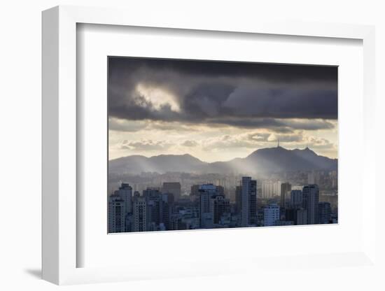 Sao Paulo Skyline, Brazil.-Jon Hicks-Framed Photographic Print