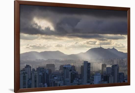 Sao Paulo Skyline, Brazil.-Jon Hicks-Framed Photographic Print