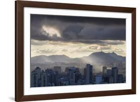 Sao Paulo Skyline, Brazil.-Jon Hicks-Framed Photographic Print