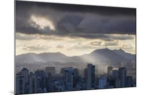 Sao Paulo Skyline, Brazil.-Jon Hicks-Mounted Photographic Print