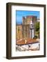 Sao Pedro Church in Medieval Town, Obidos, Portugal.-William Perry-Framed Photographic Print