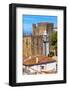 Sao Pedro Church in Medieval Town, Obidos, Portugal.-William Perry-Framed Photographic Print