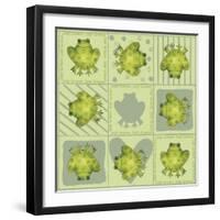 Sap Green-Maria Trad-Framed Giclee Print