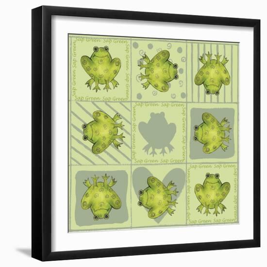 Sap Green-Maria Trad-Framed Giclee Print