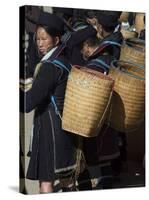 Sapa Morning Market, Sapa, Northern Vietnam, Southeast Asia-Christian Kober-Stretched Canvas